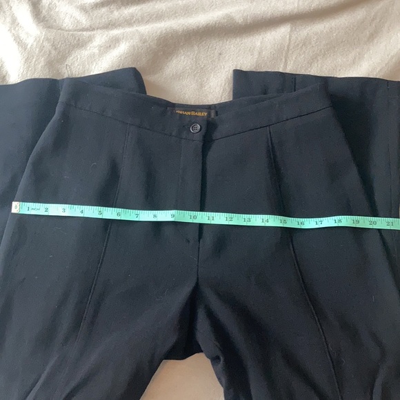 Brian Bailey 100% Wool Lined Dress Pants (Black) - Picture 13 of 16